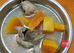 Illustration of how to make pork ribs and papaya soup 3