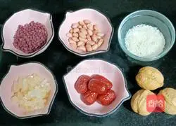 Red bean and peanut paste recipe 1