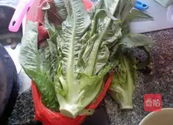 Illustration of how to make stir-fried lettuce with garlic 1