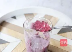 Illustration of how to make taro mud Bobo milk tea 10