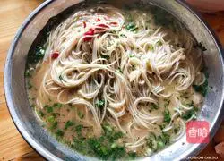 Illustration of how to make boiled noodles 7