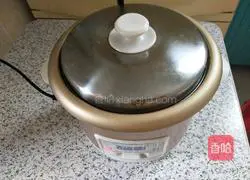 Illustration of how to make mung bean syrup 4