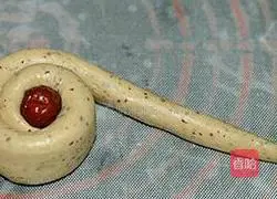 Illustration of how to make Panpan Mo with jujube paste 4