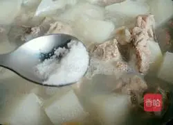 Illustration of how to make radish and pork ribs soup 7 