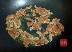 Illustration of how to make fried pasta with black pepper steak 8