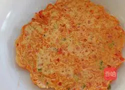 Tomato egg pancake Illustration of practice 11