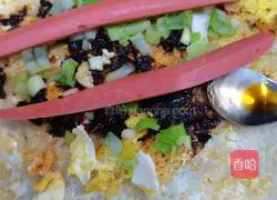 Illustration of how to make pancakes and fruits 9