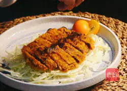 Illustration of how to make golden fried steak 11