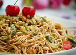 Illustration of how to make cold noodles 1