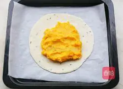 Illustration of how to make poppy milk cheese sweet potato cake 6
