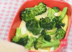Illustration of how to make broccoli tofu custard 7