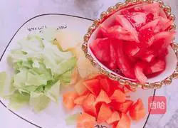 Illustration of how to make vegan Subo soup 3