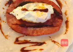 Illustration of how to make bacon and egg roll dough 5