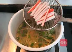 Crab Bean Sprout Soup Recipe Illustration 13