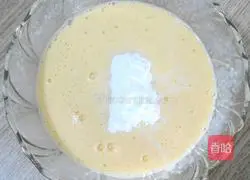 Illustration of how to make orange egg custard 5 