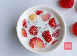 Illustration of how to make glutinous rice balls and sago 10