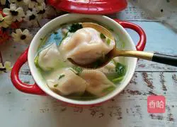 Consommé dumplings Practice illustration 11