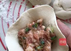 Illustration of how to make meat buns 12