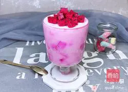 Illustration of how to make dragon fruit tofu pudding (Japanese style) 18