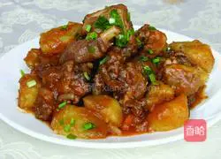 Illustration of how to cook potato stewed chicken legs 11