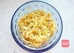 Illustration of how to make cold cabbage 4