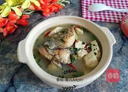 Illustration of how to make carp and tofu soup 7