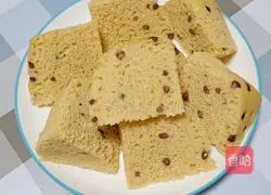 Illustration of how to make honey bean cake 13