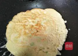 Illustration of how to make vegetable and egg pancakes 11