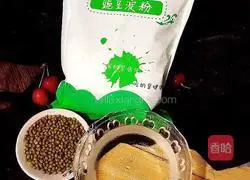 Illustration of how to make sugar-free crystal mung bean paste 1