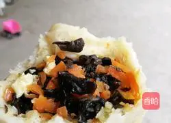 Pan buns with fungus and carrot stuffing Illustration of how to do it 7
