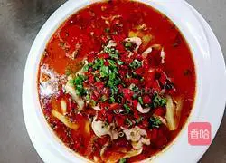 Illustration of how to make spicy boiled fish 7