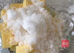 Illustration of how to make peanut butter cookies 1