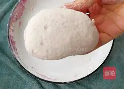 Purple sweet potato and yam steamed buns Illustration of how to do it 8