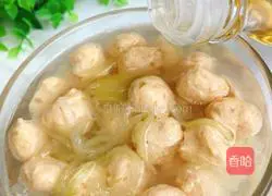 Cucumber Chicken Meatball Soup Tutorial Illustration 12