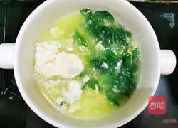 Poached egg chicken Illustration of how to make silken shrimp roe noodles 7