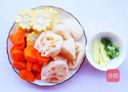Lotus root and pork ribs soup recipe 2