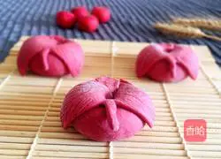 Illustration of how to make Ping'an fruit steamed buns 15