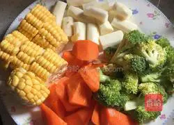 Corn, yam and pork ribs soup recipe 3
