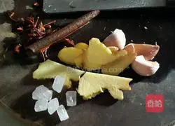 Illustration of braised pig's feet 3