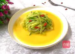 Illustration of how to make cold wolfberry and cucumber 12