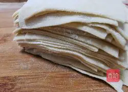 Illustration of how to make wontons with vegetarian filling (first show) 6