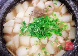 Illustration of how to make healthy radish and mutton soup 13