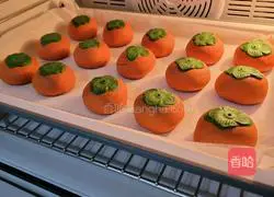 Illustration of how to make persimmon mooncakes 11