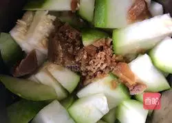 Winter Melon and Red Bean Fresh Milk Tea Recipe Illustration 1