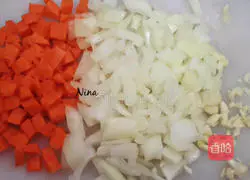 Illustration of how to make beef tomato sauce pasta 2