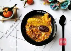 Illustration of Cordyceps Flower Stewed Chicken Soup 13