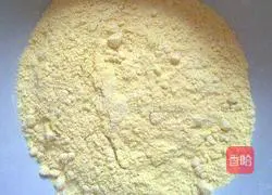 Corn milk-flavored hair cake Illustration of how to do it 1