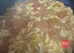 Illustration of Nutritious Egg Tomato Covering Noodles 11