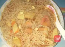 Chowder rice noodles Illustration of how to do it 7