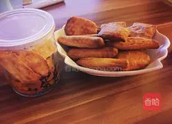 Oatmeal cookies Illustration of how to make handmade snacks 6